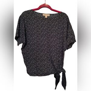 EUC MICHAEL KORS BLUE BLOUSE SIZE XS